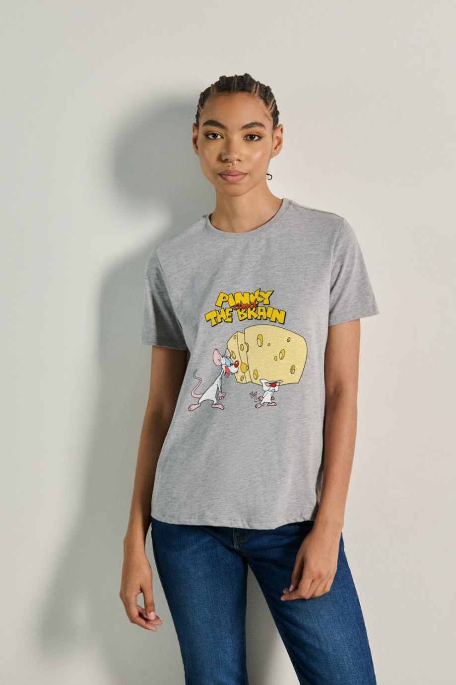 Camiseta manga corta de Pinky & Cerebro