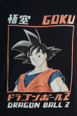 Camiseta unicolor con cuello redondo y arte de Dragon Ball Z