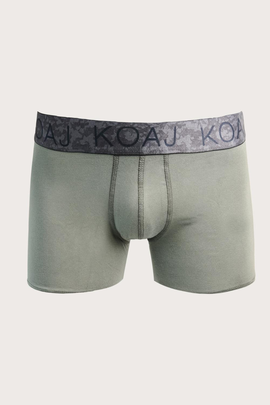 Bóxer brief-medio gris con parte delantera forrada