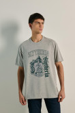 Camiseta manga corta unicolor oversize de Harry Potter