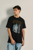 Camiseta manga corta unicolor oversize de Harry Potter