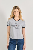 Camiseta de contrastes femenina de Saint Louis