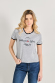 Camiseta de contrastes femenina de Saint Louis