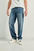 Pantalon jean 90s Hombre bota ancha