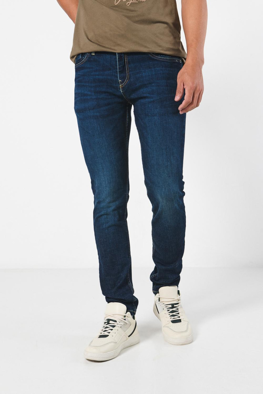 Jean skinny fit tiro bajo