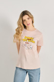 Camiseta cuello redondo unicolor de Pinky y Cerebro