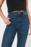 Jean jegging super alto azul oscuro