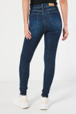 Jean jegging super alto azul oscuro