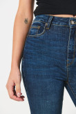 Jean jegging super alto azul oscuro