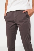 Pantalón Slim chino en drill