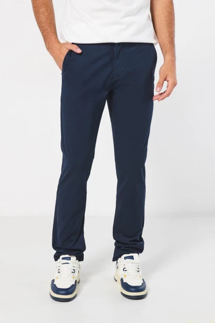 Pantalón Slim chino en drill