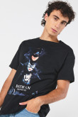 Camiseta manga corta con estampado de Batman.