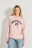 Buzo capota con estampado de Australia 24