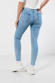 Jean Jegging tiro alto azul claro