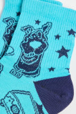 Medias cortas unicolores con diseños de Scooby-Doo