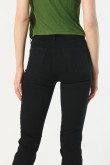 Jean Jegging tiro alto negro