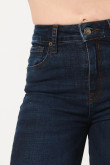 Jean jegging azul intenso con tiro alto y 5 bolsillos