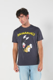 Camiseta manga corta con estampado de Animaniacs.