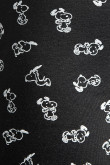 Bóxer brief-medio negro con estampados de Snoopy