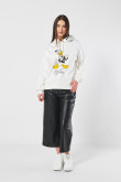 Buzo oversize crema del Pato Donald con capota