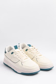 Tenis unicolores casuales con suelas planas y perforaciones