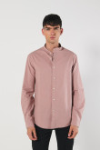 Camisa cuello neru manga larga en slim fit