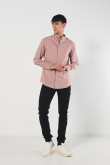 Camisa cuello neru manga larga en slim fit