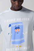 Camiseta azul clara de South Park con cuello redondo