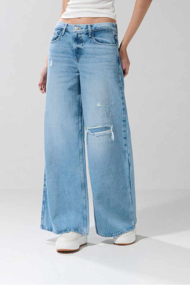 Pantalones Anchos Mujer Pantalones Mezclilla Mujer 2021 Pantalones