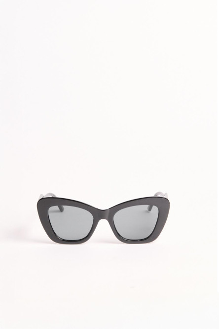 gafas de sol, silueta cat eye, café y negro nacarado