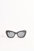 gafas de sol, silueta cat eye, café y negro nacarado