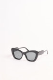 gafas de sol, silueta cat eye, café y negro nacarado