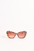 gafas de sol, silueta cat eye, café y negro nacarado