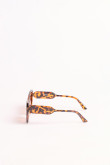 gafas de sol, silueta cat eye, café y negro nacarado
