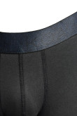 Bóxer gris oscuro midway brief-largo en algodón