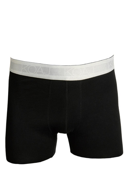 Bóxer midway brief-largo negro con costuras planas