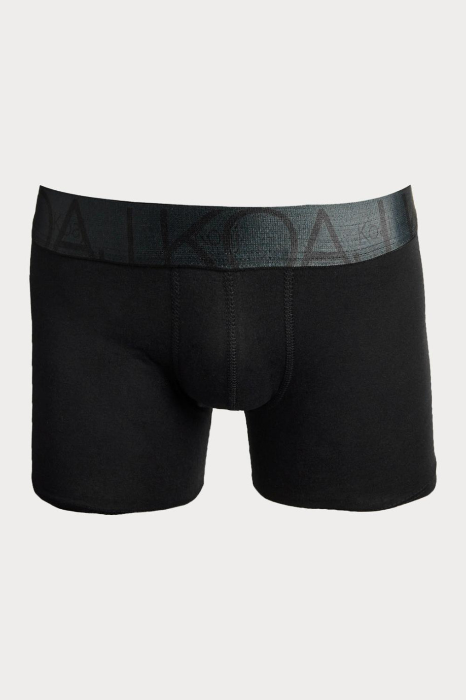 Bóxer azul brief-medio en algodón con costuras planas