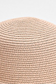 Sombrero unicolor con ala ancha y trenzado decorativo