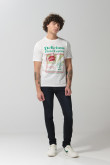 Jean tiro bajo skinny azul intenso ceñido con cremallera