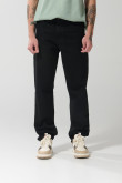 Jean 90´S tiro bajo negro con cremallera y tiro bajo