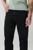 Jean 90´S tiro bajo negro con cremallera y tiro bajo