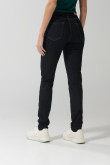 Jean tiro alto jegging ceñido azul intenso con bolsillos