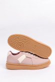 Tenis casuales unicolores con cortes y suelas planas