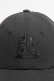 Cachucha negra beisbolera con bordado de Star Wars