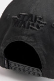 Cachucha negra beisbolera con bordado de Star Wars