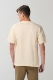 Camiseta de Félix el Gato kaki clara con manga corta