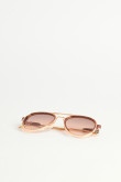 gafas de sol de marco piloto en color kaki, café y gris