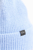 Gorro cuff tejido, vuelta en el bajo unicolor diseño exclusivo Koaj.