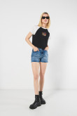 Camiseta de My Melody unicolor con manga ranglan corta
