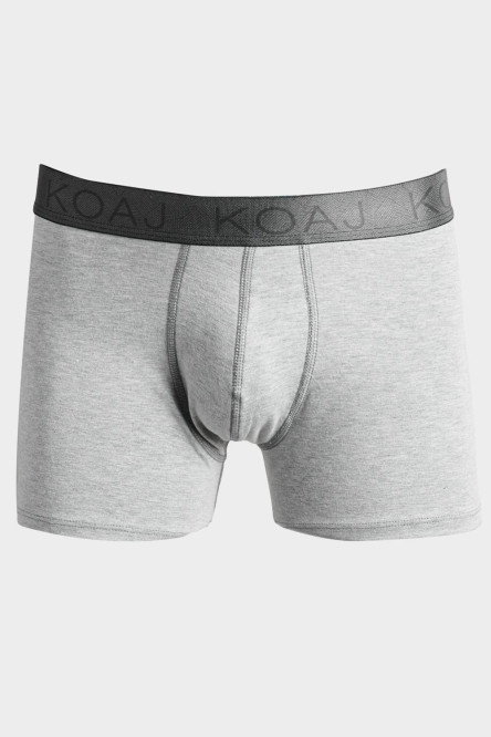Bóxer brief-medio gris claro con cintura elástica